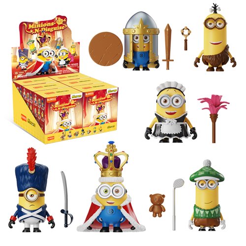 Blokees Minions-N-Disguise Mokoo 01 Blind Box Mini Model Kit Case of 6