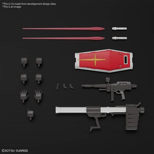 Mobile Suit Gundam RX-78-2 Version 2.0 Real Grade 1:144 Scale Model Kit