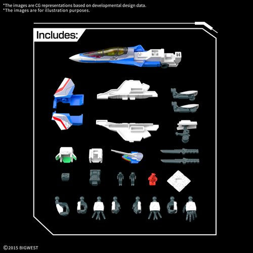 Macross VF-31J Siegfried Hayate Immelmann High Grade 1:100 Model Kit