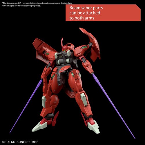 HG Mobile Suit Gundam: The Witch from Mercury Darilbalde High Grade 1:144 Scale Model Kit