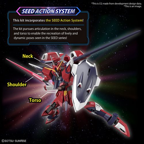 HG Mobile Suit Gundam Seed Freedom Immortal Justice Gundam High Grade 1:144