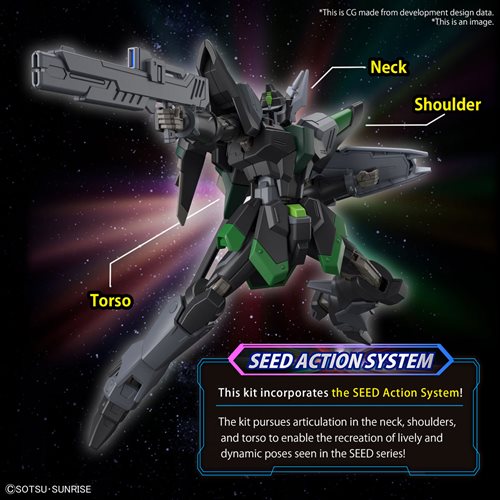 Mobile Suit Gundam Seed Freedom Black Knight Squad Rud-ro.A Griffin Arbalest Custom High Grade 1:144 Scale Model Kit