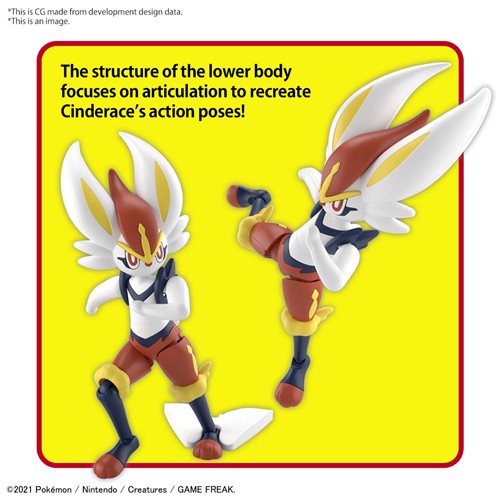 Pokémon Cinderace Model Kit