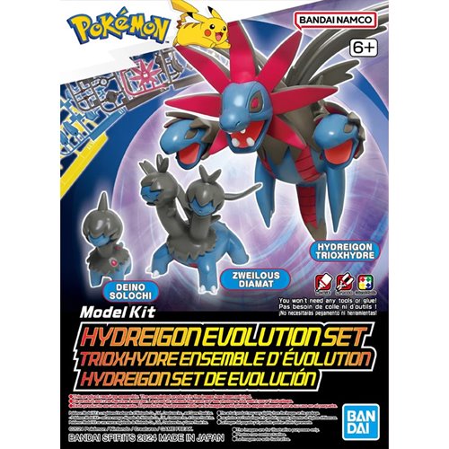 Pokémon Hydreigon Evolution Set Model Kit