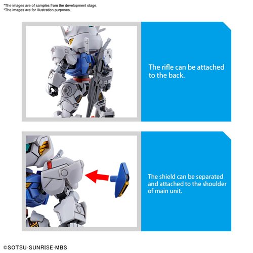 Mobile Suit Gundam: The Witch from Mercury Gundam Aerial SD EX-Standard Model Kit