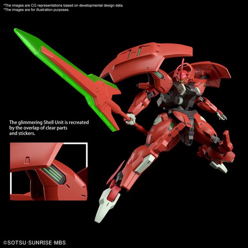 HG Mobile Suit Gundam: The Witch from Mercury Darilbalde High Grade 1:144 Scale Model Kit