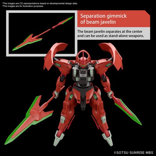 HG Mobile Suit Gundam: The Witch from Mercury Darilbalde High Grade 1:144 Scale Model Kit