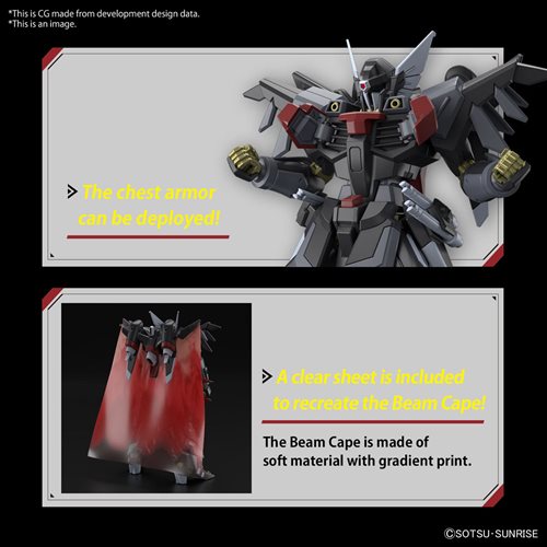 Mobile Suit Gundam Seed Freedom Black Knight Squad Shi-ve.A High Grade 1:144 Scale Model Kit