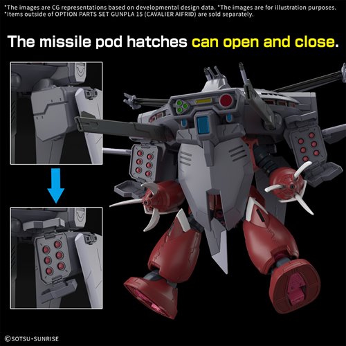 HG Mobile Suit Gundam Seed Freedom Option Parts Set Gunpla 15 Cavalier Aifrid 1:144 Scale Model Kit