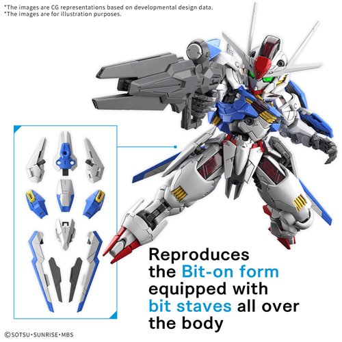 Mobile Suit Gundam: The Witch from Mercury Gundam Aerial Master Grade SD MGSD Model Kit